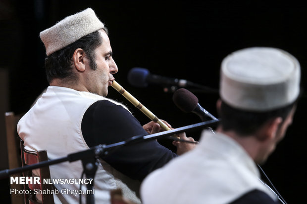 Iranian regional music performance at 34th Fajr Music Festival