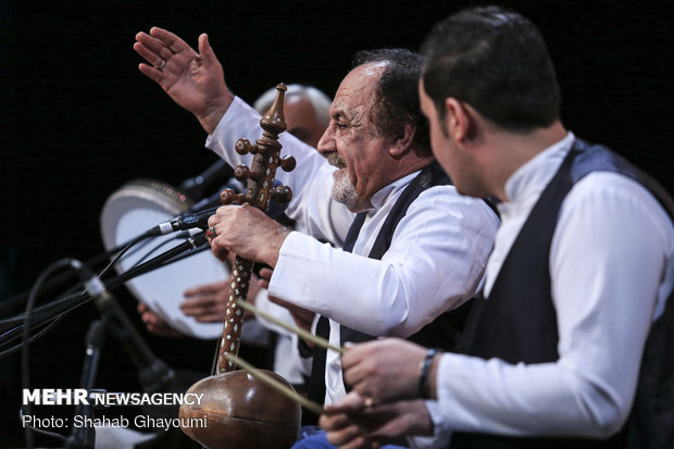 Iranian regional music performance at 34th Fajr Music Festival