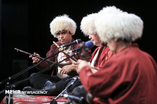 Iranian regional music performance at 34th Fajr Music Festival