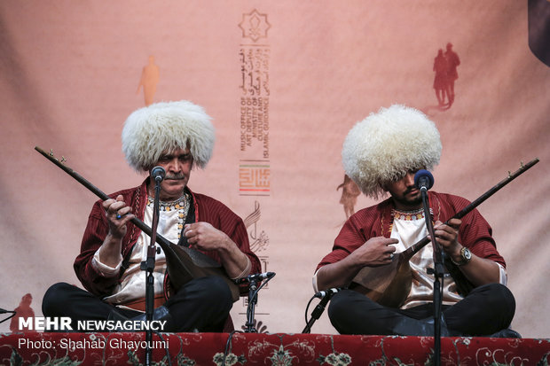 Iranian regional music performance at 34th Fajr Music Festival