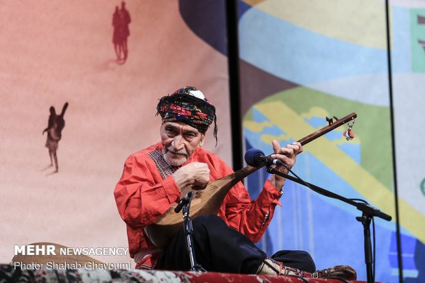 Iranian regional music performance at 34th Fajr Music Festival