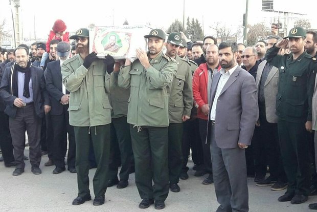 مراسم استقبال ازپیکر مطهر شهید«عبدالرضا بروجی»در بروجرد برگزار شد
