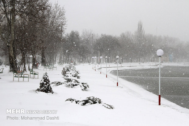 Ardebil under snow