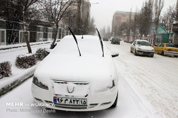 Ardebil under snow