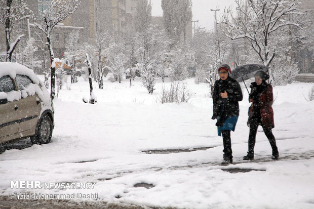 Ardebil under snow