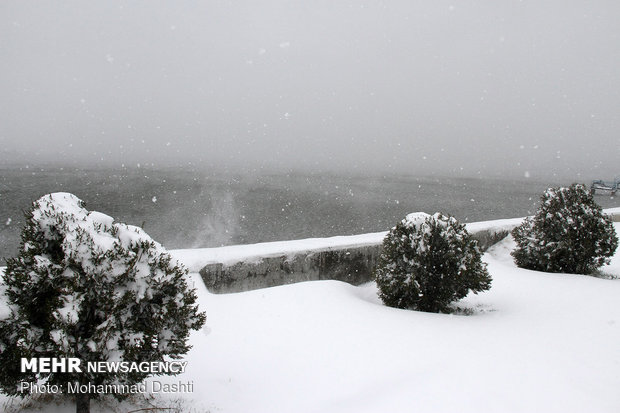 Ardebil under snow