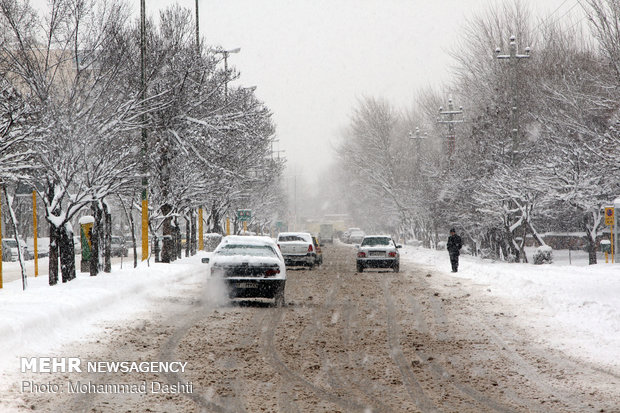 Ardebil under snow