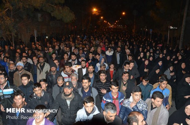 Funeral procession of three martyred IRGC personnel 
