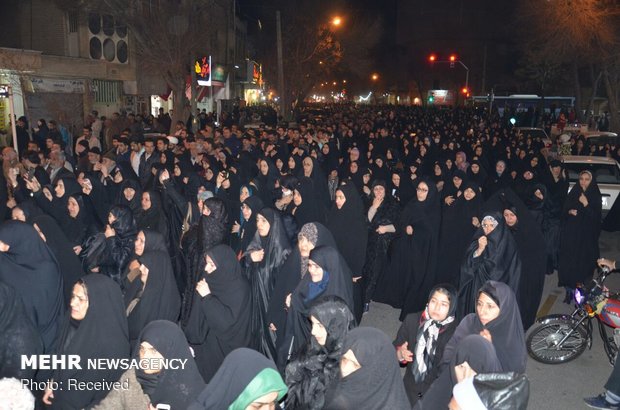 Funeral procession of three martyred IRGC personnel 