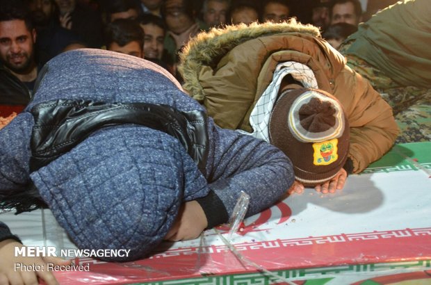 Funeral procession of three martyred IRGC personnel 