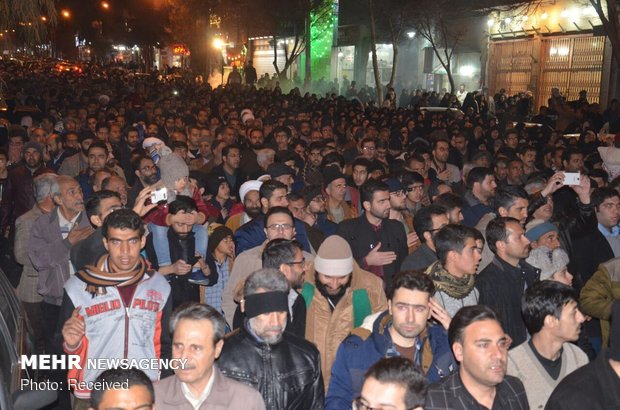 Funeral procession of three martyred IRGC personnel 