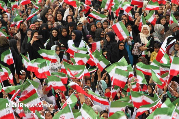 Pres. Rouhani in Bandar Lengeh