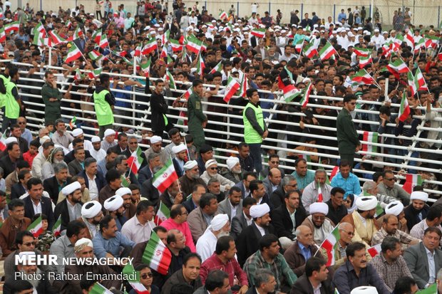 Pres. Rouhani in Bandar Lengeh