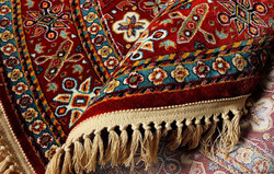 Tehran exhibit features handmade carpets, Tableau rugs