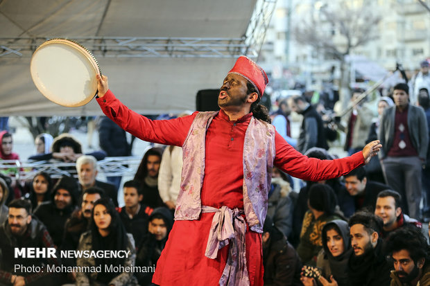 Street performances of 37th Fajr Theater Festival
