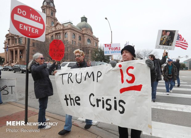 تظاهرات علیه ترامپ در آمریکا‎