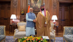 امضای ۵ توافقنامه همکاری میان عربستان و هند