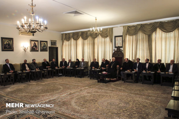 Iranian nuclear chief visits Armenian diocese of Tehran