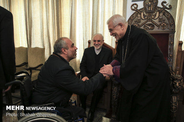 Iranian nuclear chief visits Armenian diocese of Tehran