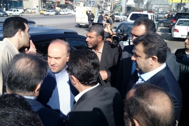وزیر ورزش و جوانان وارد آمل شد