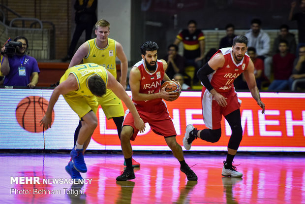 Iran vs Australia at 2019 FIBA Basketball World Cup qualifiers