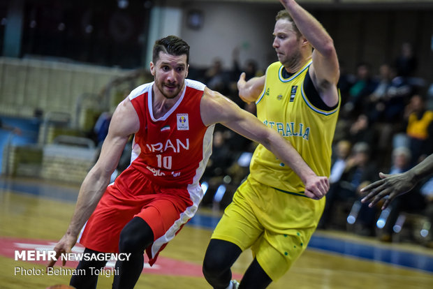 Iran vs Australia at 2019 FIBA Basketball World Cup qualifiers