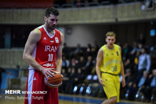 Iran vs Australia at 2019 FIBA Basketball World Cup qualifiers