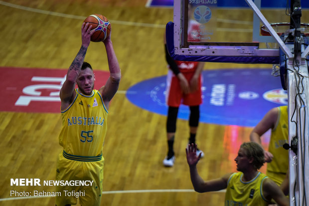 Iran vs Australia at 2019 FIBA Basketball World Cup qualifiers