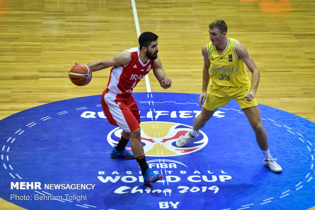 Iran vs Australia at 2019 FIBA Basketball World Cup qualifiers