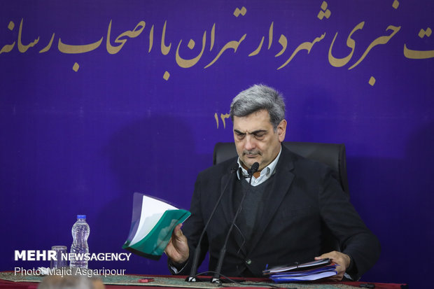 Tehran's mayor attends 1st presser 