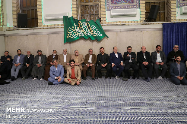 Leader’s meeting with religious panegyrists