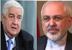 Zarif, Walid al-Muallem talk on phone