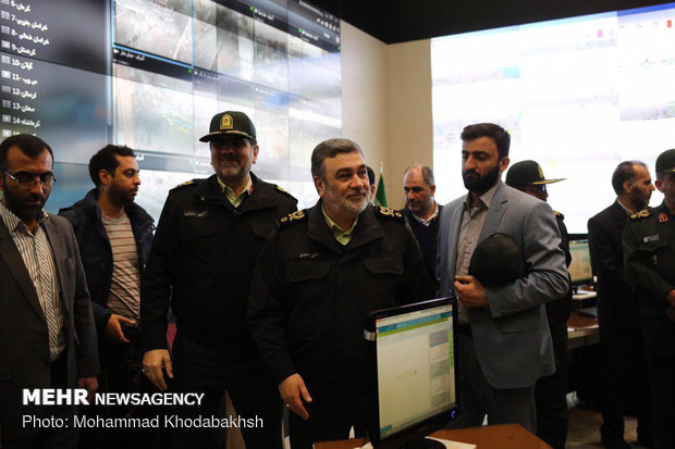 افتتاح قرارگاه نوروزی و مرکز کنترل ترافیک مرفوک ناجا