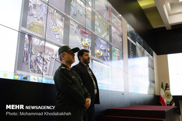 افتتاح قرارگاه نوروزی و مرکز کنترل ترافیک مرفوک ناجا