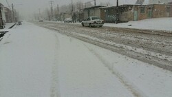 بارش برف در استان ایلام/ تردد بدون زنجیر چرخ ممنوع است