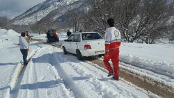 امدادرسانی به هموطنان گرفتار در برف و کولاک ۱۱ استان