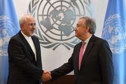FM Zarif, UN chief discuss US sanctions against Iran