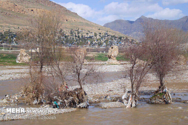 Shapuri Bridge in Lorestan province