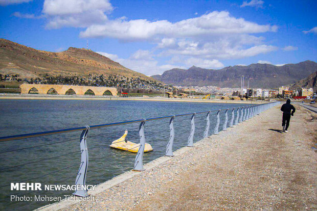 Shapuri Bridge in Lorestan province