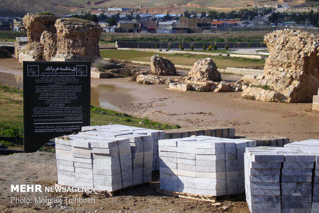 Shapuri Bridge in Lorestan province