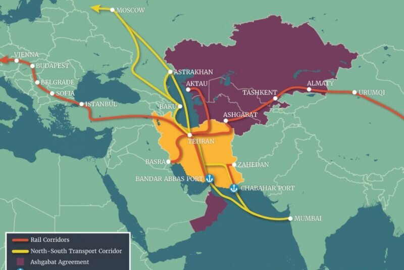 قطعه تکمیل نشده کریدور شمال جنوب در ایران