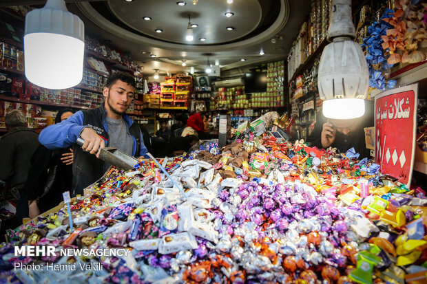 التسوق لعيد النيروز في ايران 