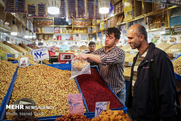 خرید داغ نوروزی در بازار بزرگ تهران