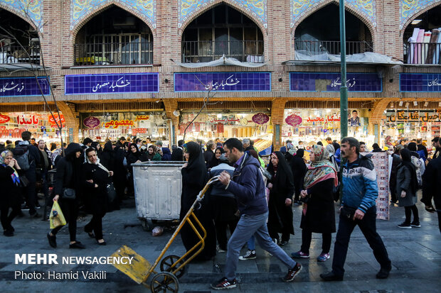 خرید داغ نوروزی در بازار بزرگ تهران