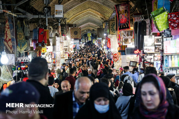 خرید داغ نوروزی در بازار بزرگ تهران