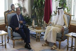 «سرگئی لاوروف» با امیر قطر دیدار کرد