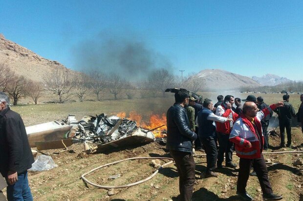Emergency helicopter crashes in SW Iran, kills 5