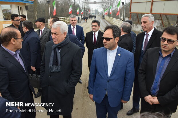ورود مدیر عامل راه آهن جمهوری آذربایجان به ایران از مرز آستارا