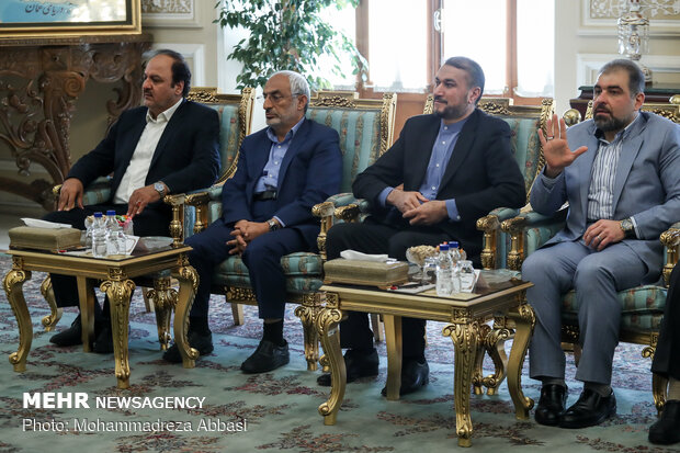Meetings of Iraqi parl. speaker with Larijani and Zarif