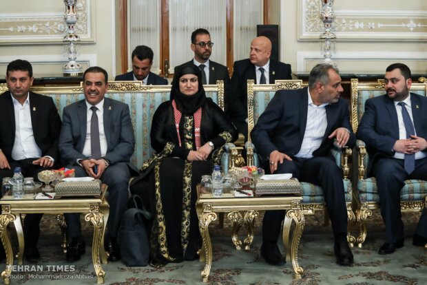 Iran, Iraq parliament speakers meet in Tehran